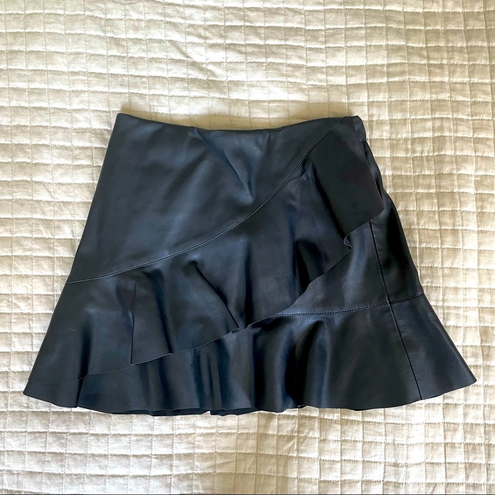 Dex Faux Leather Skirt